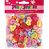 Heart Shape Plastic Button Beads